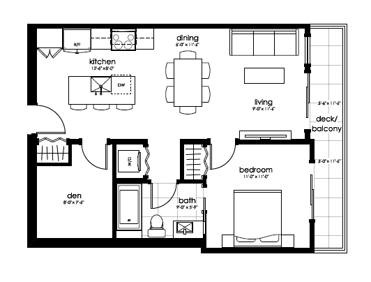 Plan Type H-1 Floorplan