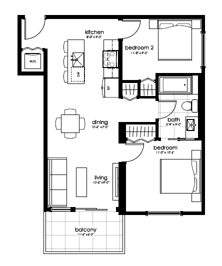 Plan Type Q Floorplan