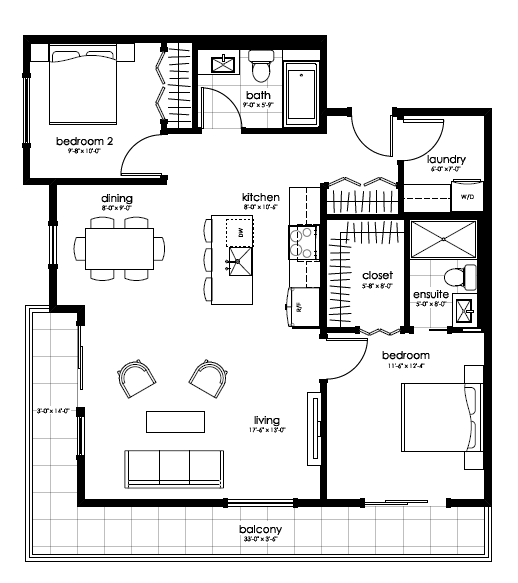 Plan Type S  Floorplan